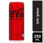 Coca Cola Kola Zero Sugar 250 Ml X 24 Adet thumbnail 2