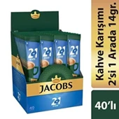 Jacobs 2Si1 Arada Kahve 10,5 Gr X 40 Adet thumbnail 1