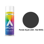 AKÇALI SPREY BOYA 326 PARLAK SİYAH thumbnail 1