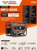 MPJ-4000 Benzinli Marşlı Jeneratör thumbnail 1