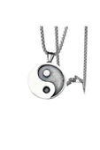 Yin Yang Paslanmaz Çelik Kolye thumbnail 2