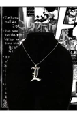 Death Note L Naruto Çelik Kolye thumbnail 3