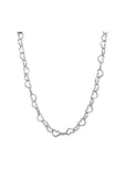 Chain Heart Kalp Sevgili Hediye Kolye thumbnail 5