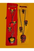 Deadpool & Wolverine Best Friends  Çift Arkadaş Kolyesi thumbnail 2