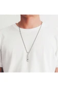 Buradayım Kolyesi Çelik Unisex thumbnail 2