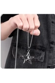 Yıldız Star Pentegram Paslanmaz Çelik 316L Kolye thumbnail 1