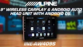 ALPINE 9'' INE-AW409S Digital Multimedia Receiver with ALPINE OS thumbnail 1