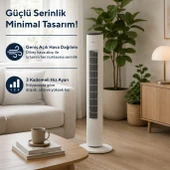 Kumtel KTF-360 Kule Tipi Vantilatör Beyaz thumbnail 2