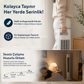 Kumtel KTF-360 Kule Tipi Vantilatör Beyaz thumbnail 4