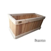 Ahşap Saksı ; Begonya 100X45x55 thumbnail 1