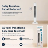 Kumtel KTF-360 Kule Tipi Vantilatör Beyaz thumbnail 7