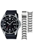 Casio MDV-107 Bill Gates Saati Çelik Kordon Hediyeli thumbnail 1