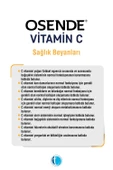 Osende Vitamin C 60 Kapsül thumbnail 4