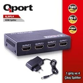 QPORT (Q-SPL4) FULL HD 1 GIRIS 4CIKIS HDMI SPLITTE thumbnail 2