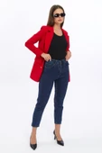 Kadın Fitilli Görünümlü Kalın Askılı Basic Siyah Atlet thumbnail 6