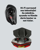 Kablosuz Bluetooth Gaming Kulaklık Led Işıklı thumbnail 4