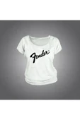 Fender Beyaz Kadın Tshirt thumbnail 1