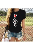 Sol Anahtar Kalp T-shirt thumbnail 1