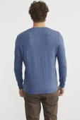 V Yaka Basic Triko Kazak - Indigo thumbnail 5
