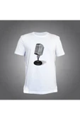 Mikrofon Beyaz Tshirt thumbnail 1