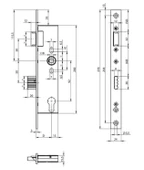 Assa Abloy Kapı Kilidi 40 Mm Silindirsiz thumbnail 2