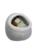 Beyaz Alaska Kedi Evi Yuvası thumbnail 3
