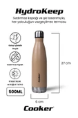 Cooker HydroKeep 500 ml Paslanmaz Çelik Şişe Termos CKR2071 thumbnail 7