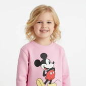 Mickey Kışlık Kız Çocuk Sweatshirt thumbnail 3