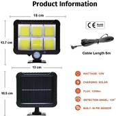 Hareket Sensörlü Solar Lamba thumbnail 2