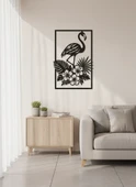 Flamingo Kuş Figürlü Metal Duvar Tablosu thumbnail 3