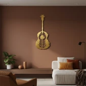 Klasik Gitar Metal Duvar Dekoru thumbnail 2