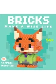 C&On Design Zootropolis Nick Wilde Bricks Blok Seti thumbnail 3