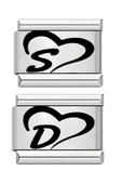 C&On Design Dilediğini Yazdır Çizdir İtalyan Çİft Charm thumbnail 3
