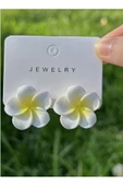 C&On Design Sarı Lotus Çiçeği Küpe thumbnail 1