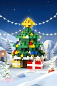 C&On Design Bricks Yılbaşı Özel Seri Mini Yapı Oyuncak Yılbaşı Ağacı thumbnail 2