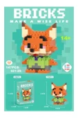 C&On Design Bricks Nick Fox Tilki Yap Boz 3d Puzzle Mini Lego thumbnail 1