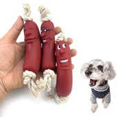 Köpekler İçin Oyuncak Sosis thumbnail 3