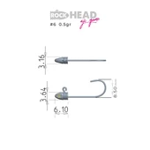 Fujin Rock-Head Aji Game Jighead thumbnail 2