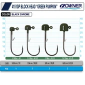 Owner 4151 GP Block Head Lrf Jighead - 5,4gr thumbnail 2