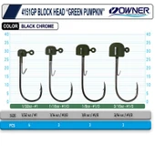 Owner 4151 GP Block Head Lrf Jighead - 3,6gr thumbnail 2