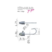 Fujin Rock-Head Aji Game Jighead thumbnail 5
