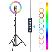 AbaTech MJ26 Ringlight 10 Inç LED Işık thumbnail 1
