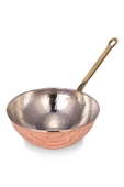 Cobper Premium Collection Bakır Wok Tava 25cm thumbnail 2