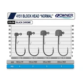 Owner 4151 Block Head Lrf Jighead - 1,8gr thumbnail 2