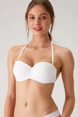 6027 Beyaz Pisa Push Up Straplez Multi Function Mikro Sütyen Askı Hediyeli thumbnail 6