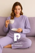 BAYAN PİJAMA TAKIMI SELANİK ÖRME KUMAŞ thumbnail 3