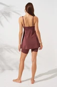 Lisa Şortlu V Yaka Tankini Toffee 231500 thumbnail 2