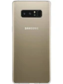Samsung galaxy note 8 silikon kılıf şeffaf 2 adet thumbnail 4