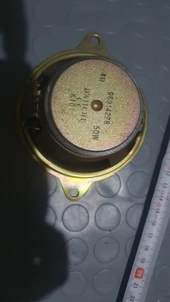 Arac hoparlör 4 ohm 50 watt 10 cm 1 adet plastik arkalikli thumbnail 3
