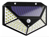 Solar Hareket Sensörlü Duvar Lambası 100 Led thumbnail 1